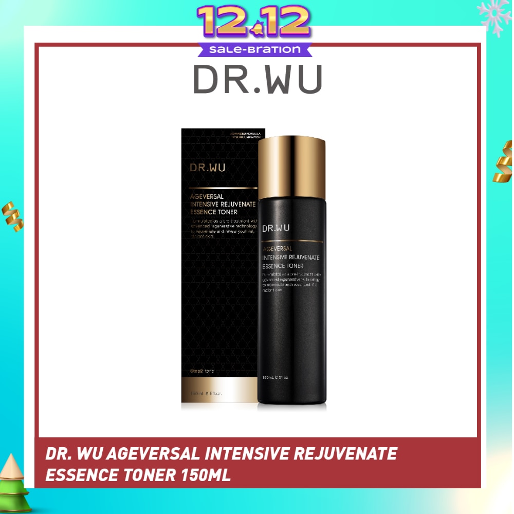DR. WU Ageversal Intensive Rejuvenate Essence Toner (To Rejuvenate & Reveal Youthful, Radiant Skin) 150ml