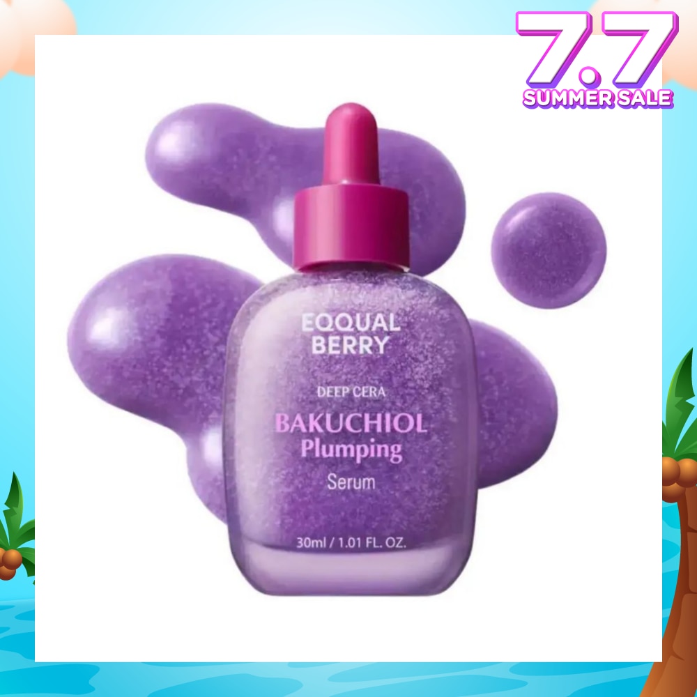 EQQUALBERRY Bakuchiol Plumping Deep Cera Serum 30ml (For Anti-Aging, Minimize Pores & Retinol Alternative) 30ml