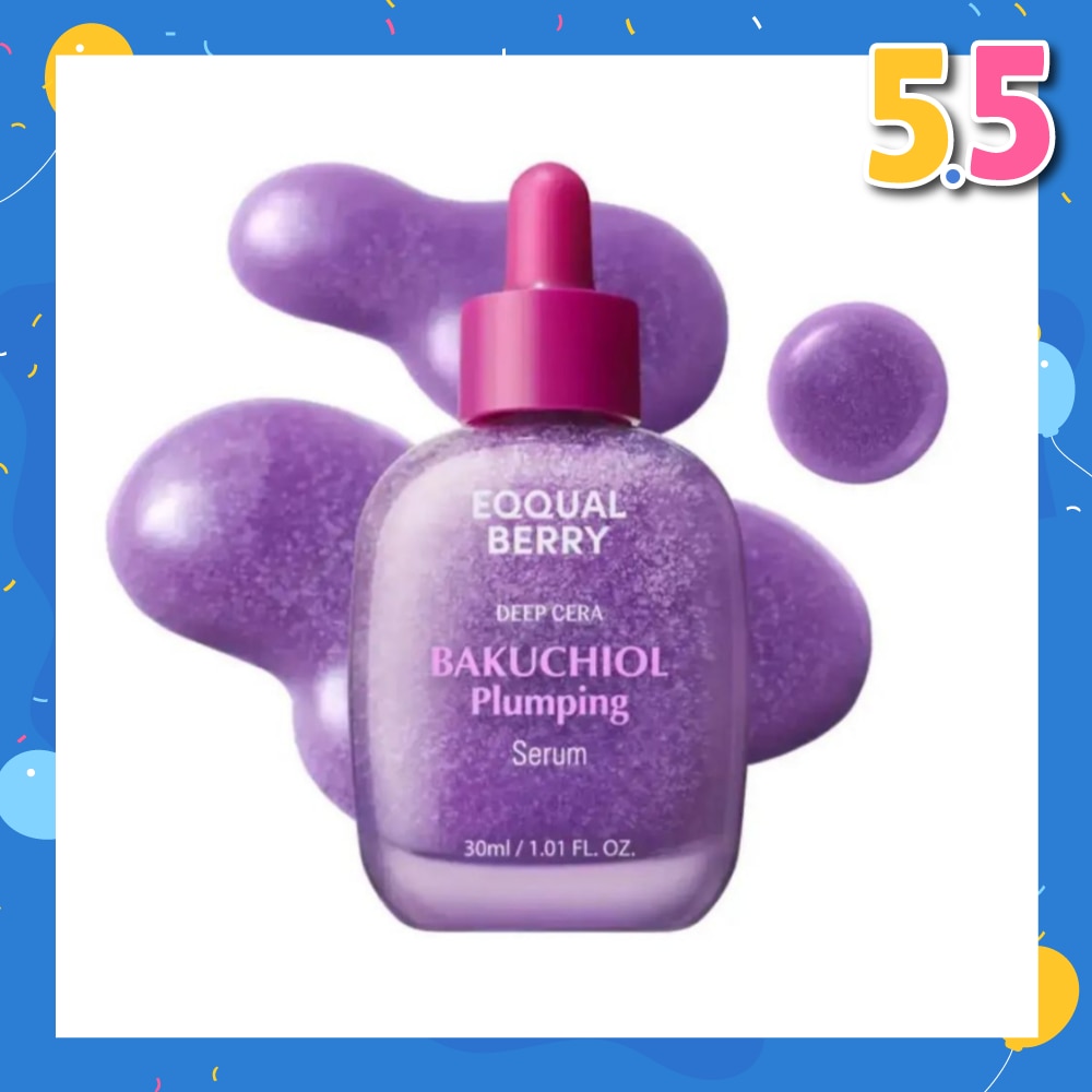 EQQUALBERRY Bakuchiol Plumping Deep Cera Serum 30ml (For Anti-Aging, Minimize Pores & Retinol Alternative) 30ml