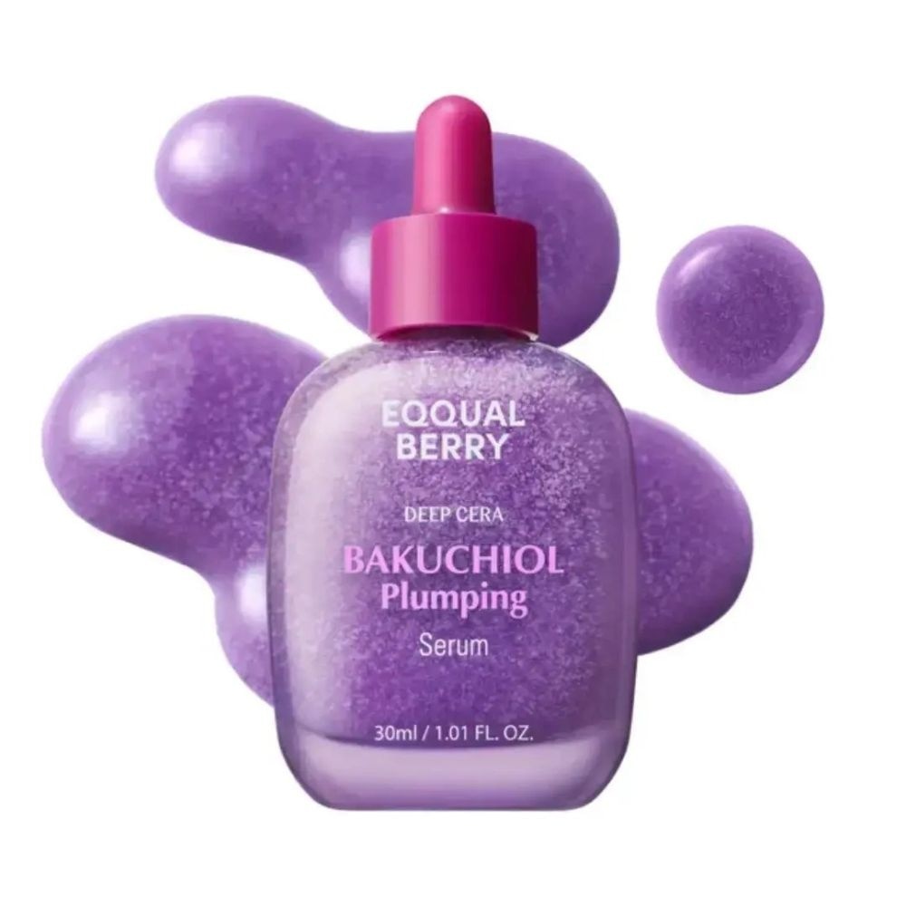 EQQUALBERRY Bakuchiol Plumping Deep Cera Serum 30ml (For Anti-Aging, Minimize Pores & Retinol Alternative) 30ml