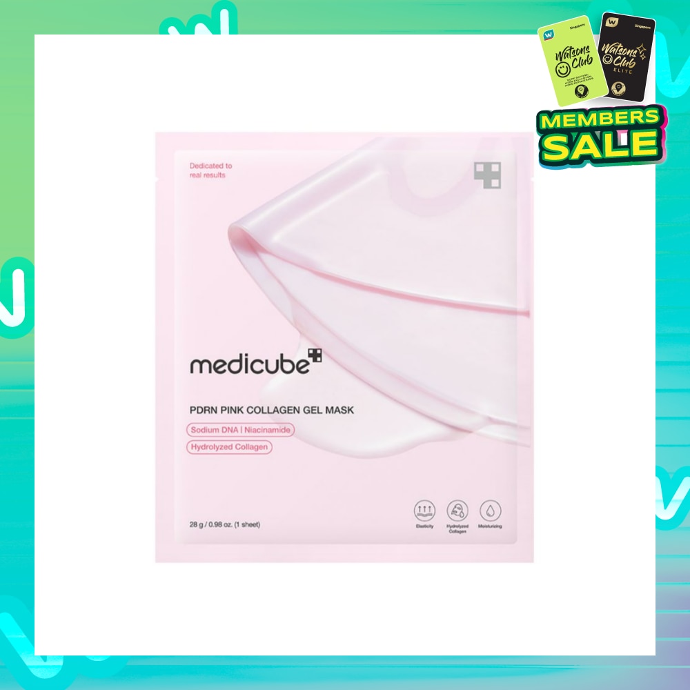MEDICUBE PDRN Pink Collagen Gel Sheet Mask (To Enhance Elasticity & Hydration) 1s