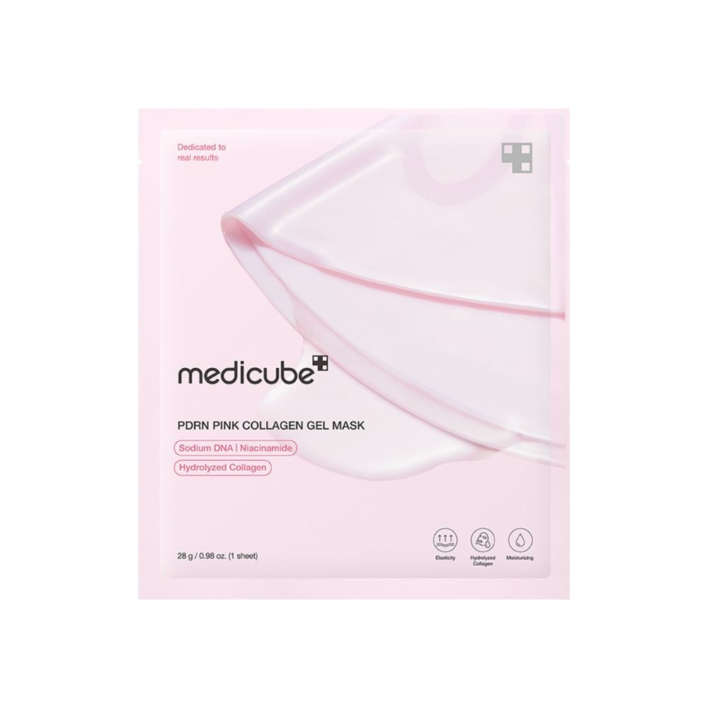 MEDICUBE PDRN Pink Collagen Gel Sheet Mask (To Enhance Elasticity & Hydration) 1s