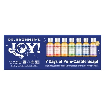 DR BRONNER'S [CHRISTMAS] Joy! 7 Days of Pure Castile Soap Packset 59ml x 7s image