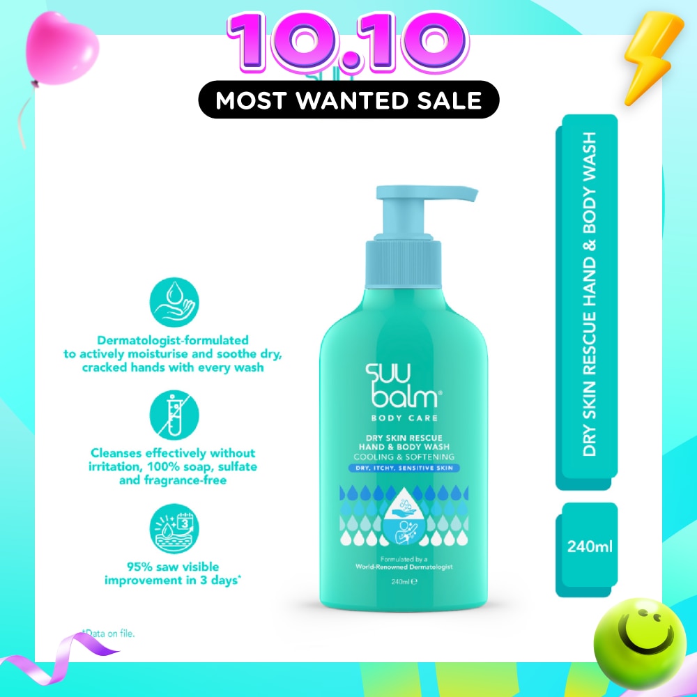 Dry Skin Rescue Hand & Body Wash 240ml image