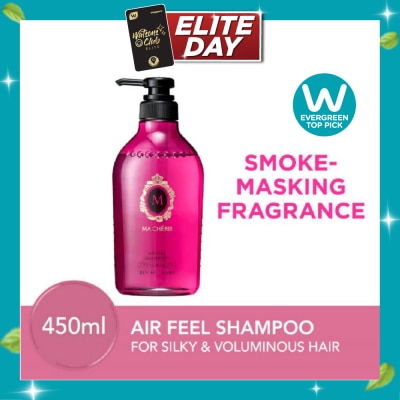 MA CHERIE Air Feel Shampoo Smoke Masking Fragrance (Reduce Smoke Odour + For Voluminous & Silky Hair) 450ml image
