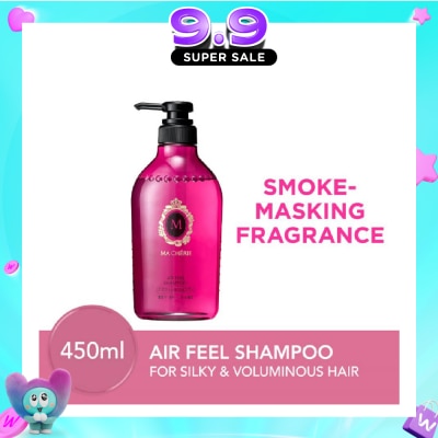 MA CHERIE - Air Feel Shampoo Smoke Masking Fragrance (Reduce Smoke Odour + For Voluminous & Silky Hair) 450ml image