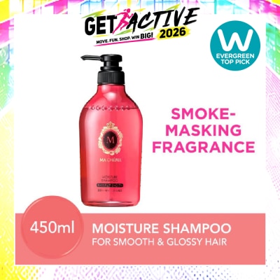 MA CHERIE - Moisture Shampoo Smoke Masking Fragrance (Reduce Smoke Odour + For Smooth & Glossy Hair) 450ml image