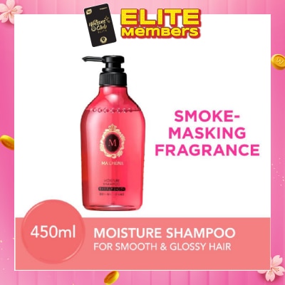 MA CHERIE [CNY] Moisture Shampoo Smoke Masking Fragrance (Reduce Smoke Odour + For Smooth & Glossy Hair) 450ml