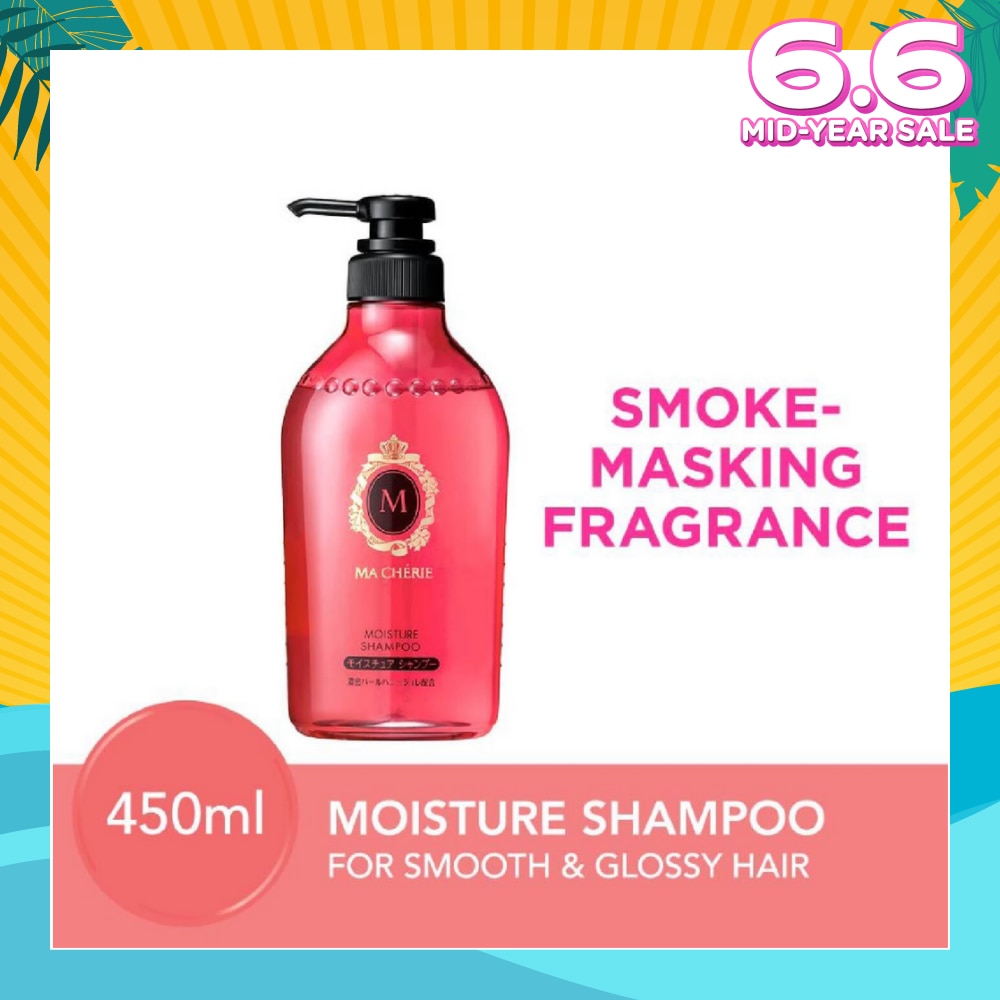 Moisture Shampoo Smoke Masking Fragrance (Reduce Smoke Odour + For Smooth & Glossy Hair) 450ml