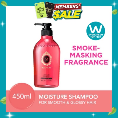 MA CHERIE Moisture Shampoo Smoke Masking Fragrance (Reduce Smoke Odour + For Smooth & Glossy Hair) 450ml image