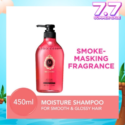 MA CHERIE Moisture Shampoo Smoke Masking Fragrance (Reduce Smoke Odour + For Smooth & Glossy Hair) 450ml