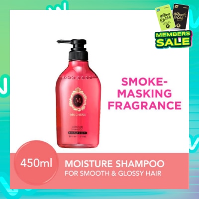 MA CHERIE Moisture Shampoo Smoke Masking Fragrance (Reduce Smoke Odour + For Smooth & Glossy Hair) 450ml