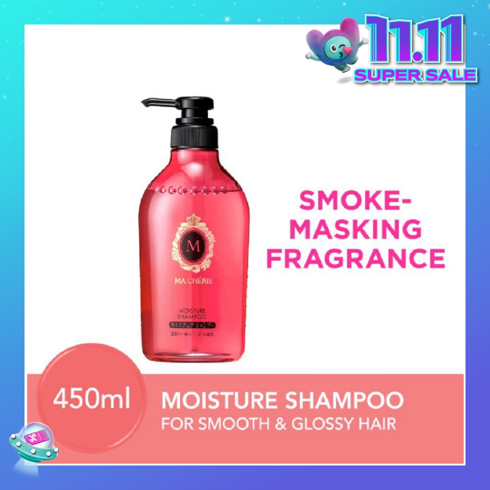 Moisture Shampoo Smoke Masking Fragrance (Reduce Smoke Odour + For Smooth & Glossy Hair) 450ml