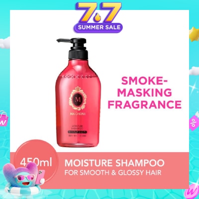 MA CHERIE - Moisture Shampoo Smoke Masking Fragrance (Reduce Smoke Odour + For Smooth & Glossy Hair) 450ml