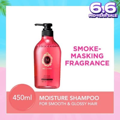 MA CHERIE Moisture Shampoo Smoke Masking Fragrance (Reduce Smoke Odour + For Smooth & Glossy Hair) 450ml