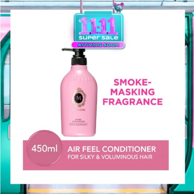 MA CHERIE Air Feel Conditioner Smoke Masking Fragrance (Reduce Smoke Odour + For Voluminous & Silky Hair) 450ml image
