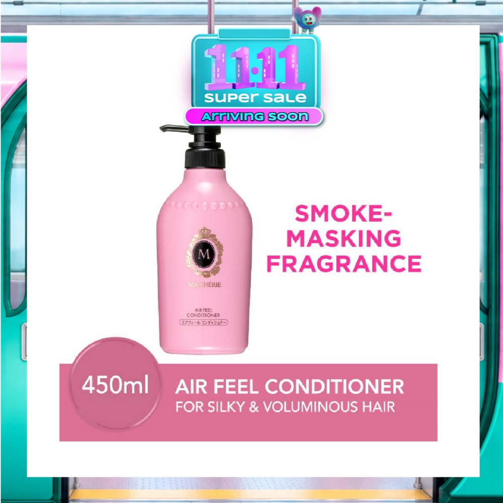 Air Feel Conditioner Smoke Masking Fragrance (Reduce Smoke Odour + For Voluminous & Silky Hair) 450ml image