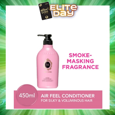 MA CHERIE - Air Feel Conditioner Smoke Masking Fragrance (Reduce Smoke Odour + For Voluminous & Silky Hair) 450ml