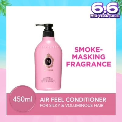 MA CHERIE Air Feel Conditioner Smoke Masking Fragrance (Reduce Smoke Odour + For Voluminous & Silky Hair) 450ml