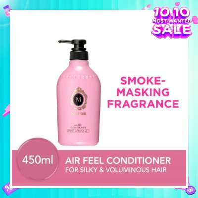 MA CHERIE Air Feel Conditioner Smoke Masking Fragrance (Reduce Smoke Odour + For Voluminous & Silky Hair) 450ml