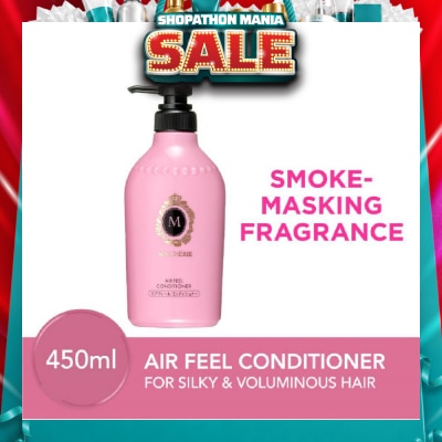 MA CHERIE - Air Feel Conditioner Smoke Masking Fragrance (Reduce Smoke Odour + For Voluminous & Silky Hair) 450ml