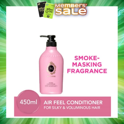 MA CHERIE - Air Feel Conditioner Smoke Masking Fragrance (Reduce Smoke Odour + For Voluminous & Silky Hair) 450ml