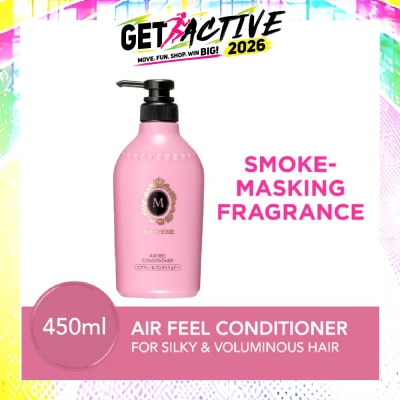 MA CHERIE - Air Feel Conditioner Smoke Masking Fragrance (Reduce Smoke Odour + For Voluminous & Silky Hair) 450ml image