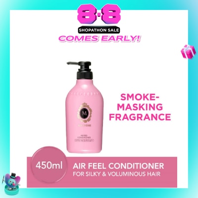 MA CHERIE - Air Feel Conditioner Smoke Masking Fragrance (Reduce Smoke Odour + For Voluminous & Silky Hair) 450ml
