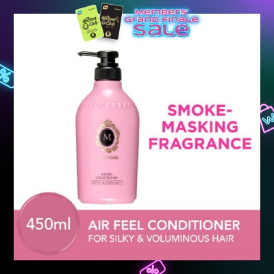 MA CHERIE Air Feel Conditioner Smoke Masking Fragrance (Reduce Smoke Odour + For Voluminous & Silky Hair) 450ml