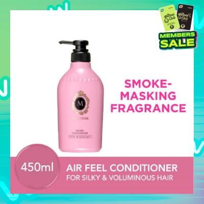 MA CHERIE Air Feel Conditioner Smoke Masking Fragrance (Reduce Smoke Odour + For Voluminous & Silky Hair) 450ml