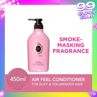 MA CHERIE Air Feel Conditioner Smoke Masking Fragrance (Reduce Smoke Odour + For Voluminous & Silky Hair) 450ml