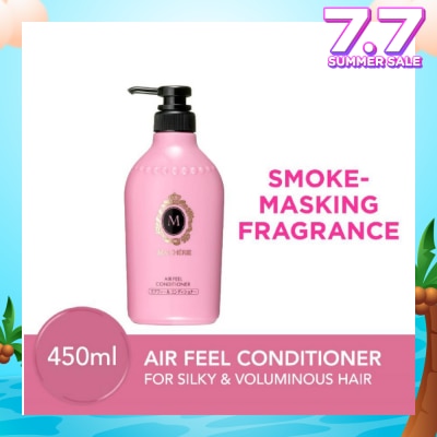 MA CHERIE Air Feel Conditioner Smoke Masking Fragrance (Reduce Smoke Odour + For Voluminous & Silky Hair) 450ml