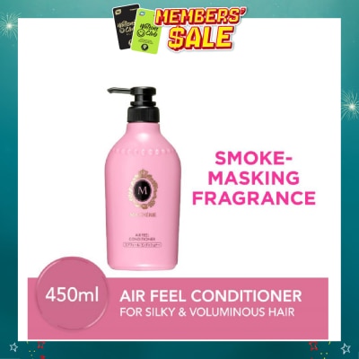 MA CHERIE - Air Feel Conditioner Smoke Masking Fragrance (Reduce Smoke Odour + For Voluminous & Silky Hair) 450ml