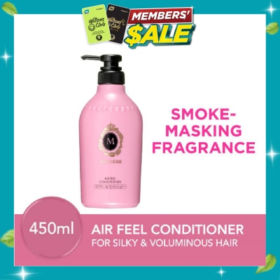 MA CHERIE Air Feel Conditioner Smoke Masking Fragrance (Reduce Smoke Odour + For Voluminous & Silky Hair) 450ml image