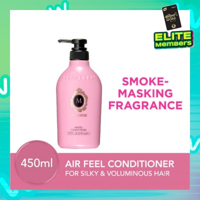 MA CHERIE Air Feel Conditioner Smoke Masking Fragrance (Reduce Smoke Odour + For Voluminous & Silky Hair) 450ml