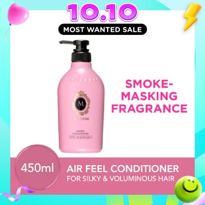 MA CHERIE Air Feel Conditioner Smoke Masking Fragrance (Reduce Smoke Odour + For Voluminous & Silky Hair) 450ml image