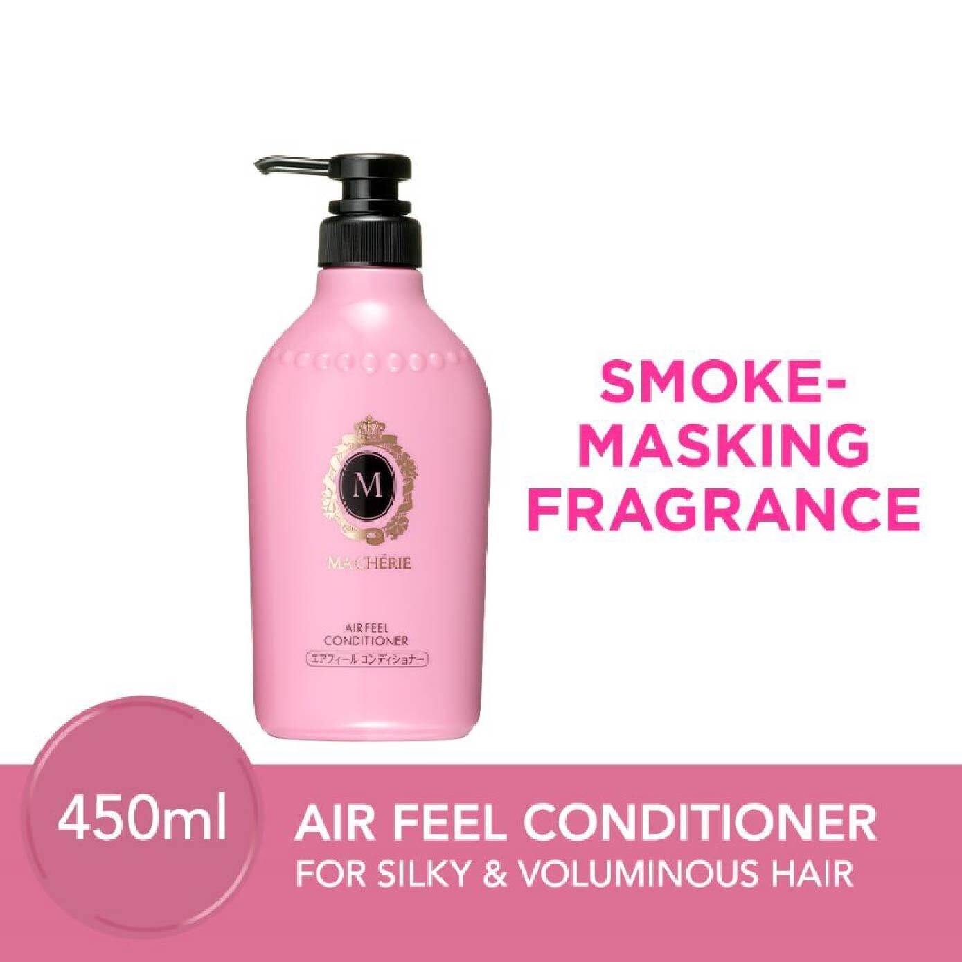 Air Feel Conditioner Smoke Masking Fragrance (Reduce Smoke Odour + For Voluminous & Silky Hair) 450ml