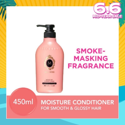 MA CHERIE Moisture Conditioner Smoke Masking Fragrance (Reduce Smoke Odour + For Smooth & Glossy Hair) 450ml