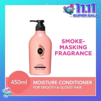MA CHERIE Moisture Conditioner Smoke Masking Fragrance (Reduce Smoke Odour + For Smooth & Glossy Hair) 450ml