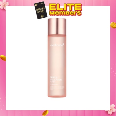MEDICUBE Triple Collagen Toner (To Revitalize & Moisturize Skin) 140ml