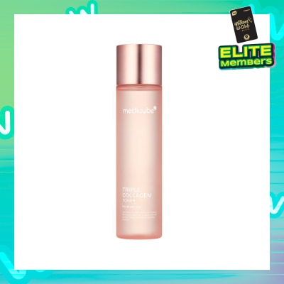 MEDICUBE Triple Collagen Toner (To Revitalize & Moisturize Skin) 140ml