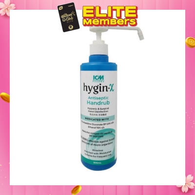 ICM PHARMA Hygin-X Antiseptic Handrub 500mL