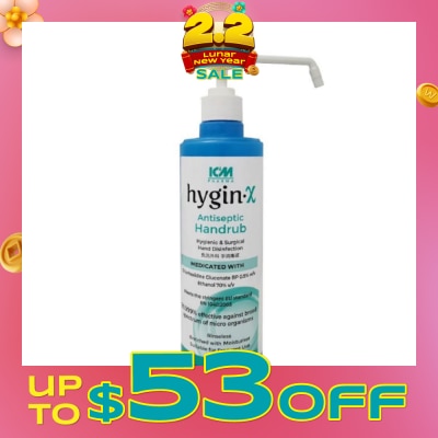 ICM PHARMA Hygin-X Antiseptic Handrub 500mL