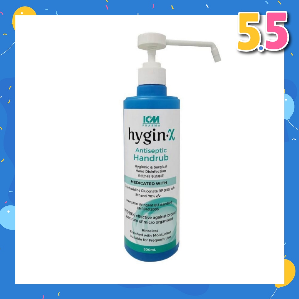 Hygin-X Antiseptic Handrub 500mL