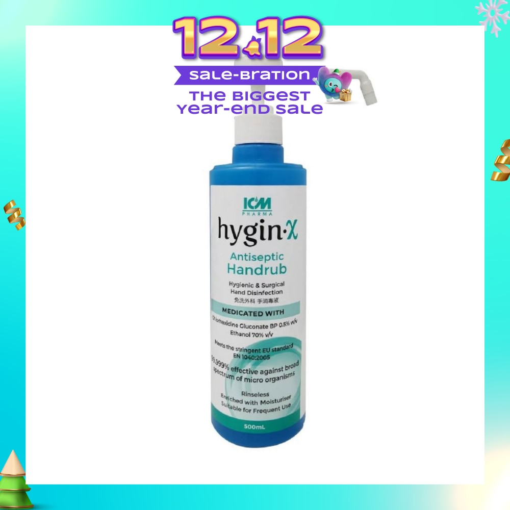 Hygin-X Antiseptic Handrub 500mL