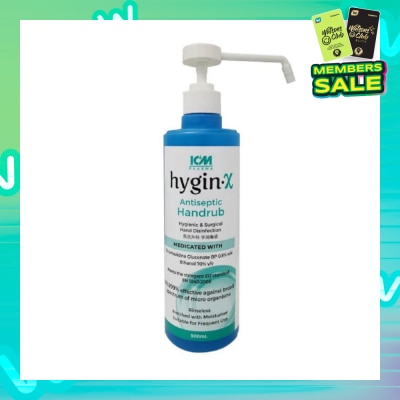 ICM PHARMA Hygin-X Antiseptic Handrub 500mL