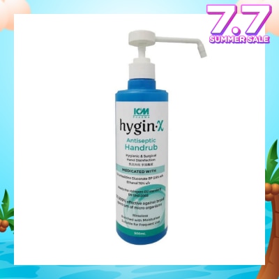 ICM PHARMA Hygin-X Antiseptic Handrub 500mL