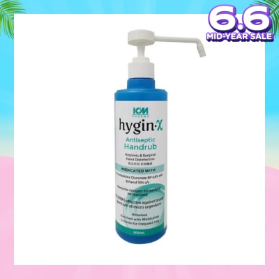 ICM PHARMA Hygin-X Antiseptic Handrub 500mL