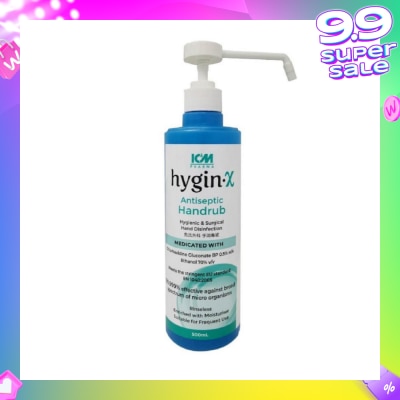 ICM PHARMA Hygin-X Antiseptic Handrub 500mL