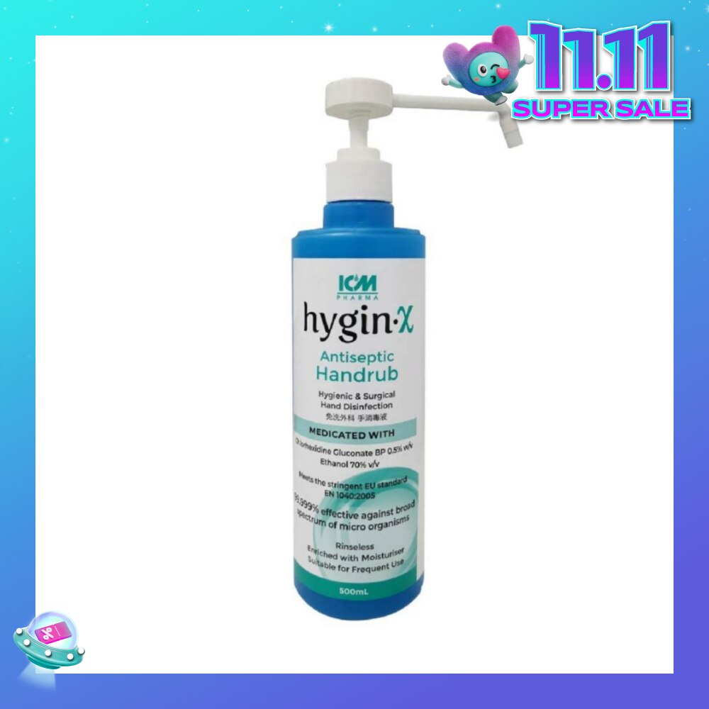 Hygin-X Antiseptic Handrub 500mL